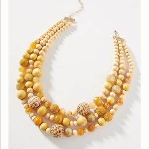 Anthropologie Bauble Bib Necklace